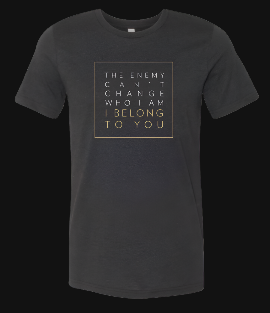 BELONG TO YOU T-SHIRT / HEATHERED BLACK