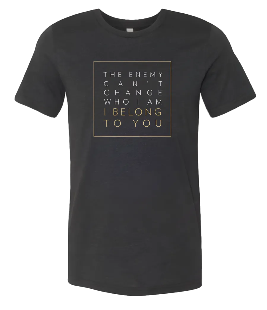 BELONG TO YOU T-SHIRT / HEATHERED BLACK