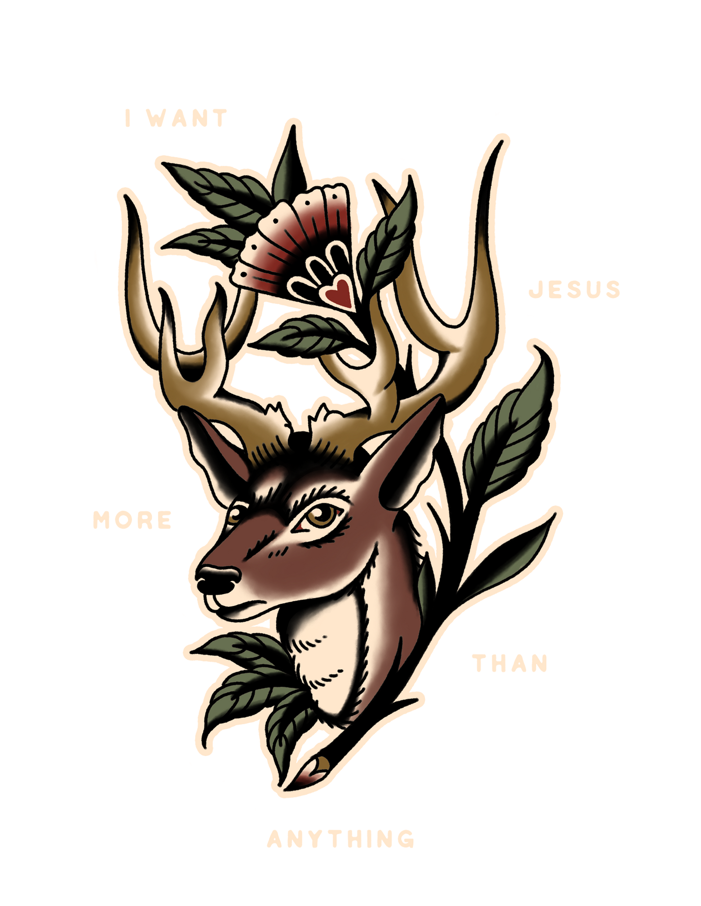 MORE THAN ANYTHING (DEER FOAM TRUCKER HAT)
