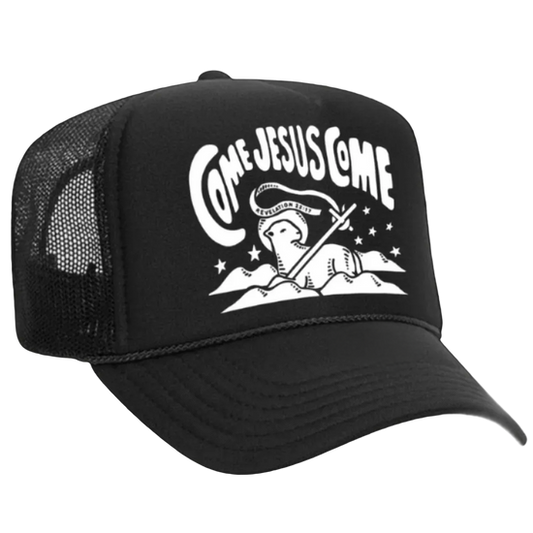 Come Jesus Come - Lamb (Foam Trucker) - Black